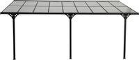 WESTMANN Terrassendach Bruce, BxT: 556x300 cm, Bedachung Doppelstegplatten, Rahmen