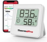 ThermoPro Hygrometer TP357 Bluetooth Thermo-Hygrometer, (1-St),