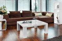 SalesFever Couchtisch - im puristischen Stil, Stilvoll Hochglanz: Rechteckig oder