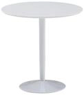 m&ouml;belando Esstisch Esstisch Rund 75x75x74 cm Kleiner K&uuml;chentisch Wei&szlig;...