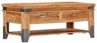 vidaXL Couchtisch Couchtisch 110x52x45 cm Massivholz