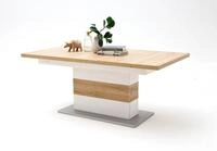 MCA furniture Esstisch Esstisch S&auml;ulentisch Brixen, ausziehbar, Pinie Aurelio /