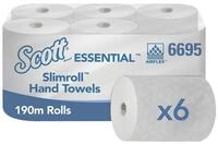 Scott Papierhandtuch Essential Slimroll (6-St), Endlosrolle &agrave; 190 m (760 Blatt)