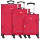 NOWI Trolleyset Sevilla, 4 Rollen, (3-teilig, 3 tlg), Polyester