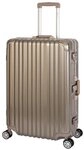 Travelhouse Hartschalen-Trolley London, 4 Rollen, TSA Zahlenschloss Aluminium-Rahmen