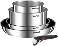 Tefal Topf-Set Ingenio Emotion, Edelstahl (Set, 5-tlg), abnehmbarer Griff,