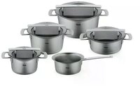 Fissler Topf-Set Fissler Topfset Phi Collection 5-teilig, Glas