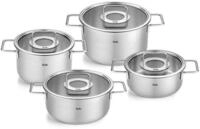 Fissler Topf-Set Fissler Pure Collection, Edelstahl 18/10 (Set, 4-tlg., Kochtopf
