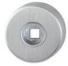 HOPPE Zubeh&ouml;r-Set Hoppe Rosette E42KV PAAR F69 37-42 18-R/L