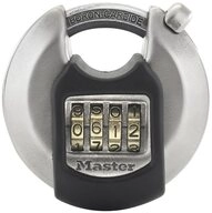 Master Lock Vorh&auml;ngeschloss Master Lock P23615 Vorh&auml;ngeschloss Silber, Schwarz