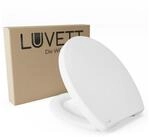 LUVETT WC-Sitz Premium, Softclose, Absenkautomatik, Sanit&auml;r, Oval D-Form Eckig