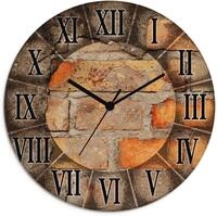 Artland Wanduhr Antike Uhr (wahlweise mit Quarz- oder Funkuhrwerk, lautlos ohne