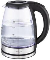 Michelino Wasserkocher Michelino Glas-Wasserkocher 1,7L mit LED-Beleuchtung