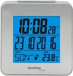technoline Funkwecker WT 268 mit Lokaler- und Weltzeitanzeige im Duo-Modus