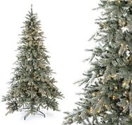 Evergreen Classics K&uuml;nstlicher Weihnachtsbaum Frost Fichte, LEDs, Kunstschnee