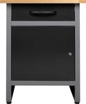 ONDIS24 Werkbank Wolle, (Set), T&uuml;r mit Sicherheitsschloss