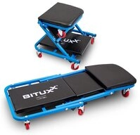 Bituxx Montagehocker 2in1 auch als Werkstattliege verwendbar (MS-17063)