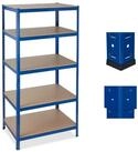 relaxdays Schwerlastregal 180x90x60 in Blau
