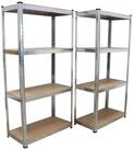 TRUTZHOLM Steckregal Schwerlastregal 160x80x40cm Lagerregal Kellerregal Metallregal,