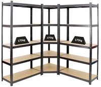 PROREGAL&reg; Eckregal MegaDeal 1x Eckregal + 2x Schwerlastregal Ragnar, Verschiedene