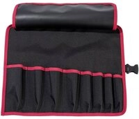 Parat Werkzeugtasche Werkzeugrolltasche 8 F&auml;cher B410xH330mm Nyl.schwarz/rot...