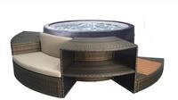 NetSpa Whirlpool NetSpa Vita Whirlpool halbstarr rund f&uuml;r 4 Personen &Oslash; 156 x...