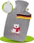 Hugo Frosch W&auml;rmflasche Auslaufsicherer Bauchw&auml;rmer Klassik 1.8L mit...