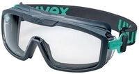 Uvex Arbeitsschutzbrille Uvex 9143297 I-Guard Vollsichtbrille Klar, Schwarz, (1St)