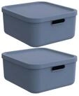 ROTHO Aufbewahrungsbox Albula Light 2er-Set Aufbewahrungskiste 20l
