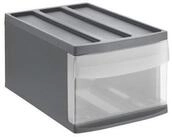 ROTHO Schubladenbox Stapelbare Schublade 10l mit Gummif&uuml;sschen
