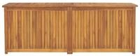 vidaXL Gartenbox, Gartenaufbewahrungsbox 150x50x55 cm Massivholz Teak