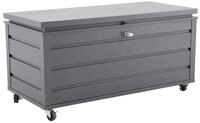 MWH Aufbewahrungskorb Kissen- / Aufbewahrungsbox MWH Odrio, Aluminium, grau matt
