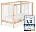Ehrenkind Babybett PUR aus massivem Buchenholz, flexibel h&ouml;henverstellbar,