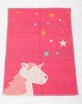 Babydecke Lili 'Einhorn' 70 x 90 cm Pink, DAVID FUSSENEGGER