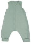 Julius Z&ouml;llner Babyschlafsack gr&uuml;n Jumper Musselin 80 (1 tlg), Schlafsack