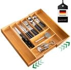 bremermann Besteckkasten Besteckkasten ausziehbar // Bambus // ca. 33,7 - 50 x 44,7