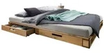 Wohngl&uuml;cklich Palettenbett Mia (Massivholzbett, schlicht, platzsparend, robust)