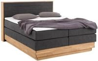 Home affaire Boxspringbett Cavan, Eiche, inkl. Bettkasten & Topper, verschiedene