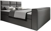 Luxusbetten24 Boxspringbett Carre, mit TV Lift, USB-Anschluss