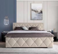 Home affaire Boxbett Alfie, inkl. Bettkasten&Topper, Wahlweise mit Knopfsteppung oder
