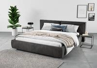 Home affaire Polsterbett Adrina mit Biesenoptik, Feincord und Luxus-Microfaser, bis