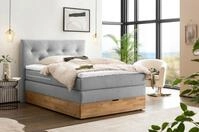 Belanoti Boxspringbett Marbo (Unterbox, Matratze, Topper), 140x200 cm, mit