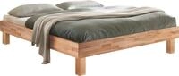 Holzbett HASENA "Rapallo", beige (kernbuche natur, ge&ouml;lt), B:186cm H:41cm L:205cm,