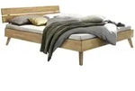 HASENA Massivholzbett braun 106 cm x 214 cm x 86 cm