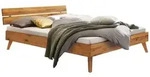 HASENA Massivholzbett braun 126 cm x 214 cm x 86 cm