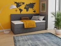 Sofnet Boxbett Flame (mit Bettkasten, Bonell-Matratze und Topper), Einzelbett,