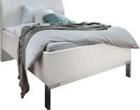 WIEMANN Futonbett Monaco, Bettgestell, Bettrahmen, komfortables Polsterkopfteil