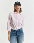 Gant Hemdbluse REG POPLIN STRIPED SHIRT mit einer kleinen Logostickerei auf der Brust