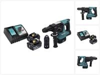 Makita Akku-Bohrhammer DHR 243 RM Akku Bohrhammer 18 V SDS plus Brushless + 2x...