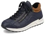 Rieker Sneaker mit weichem Schaftrand, Freizeitschuh, Halbschuh, Schn&uuml;rschuh